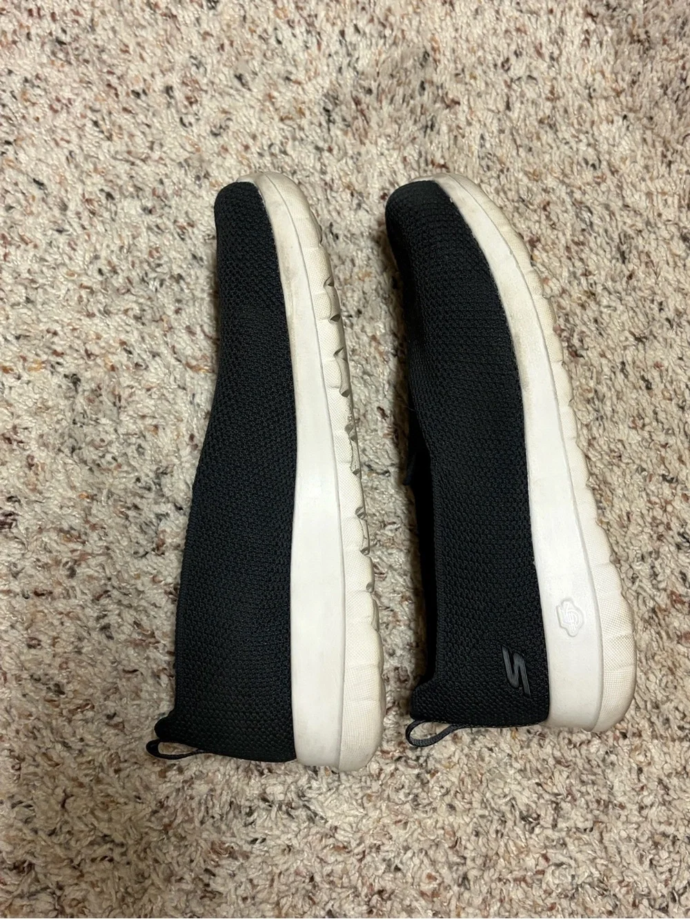 Women's Slip-On Knit Casual Shoes - Black